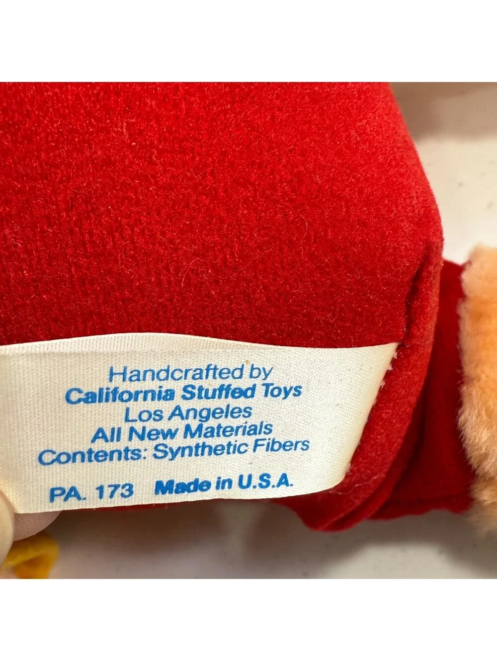 VTG 1971 PINOCCHIO Disney California Stuffed Toys 24